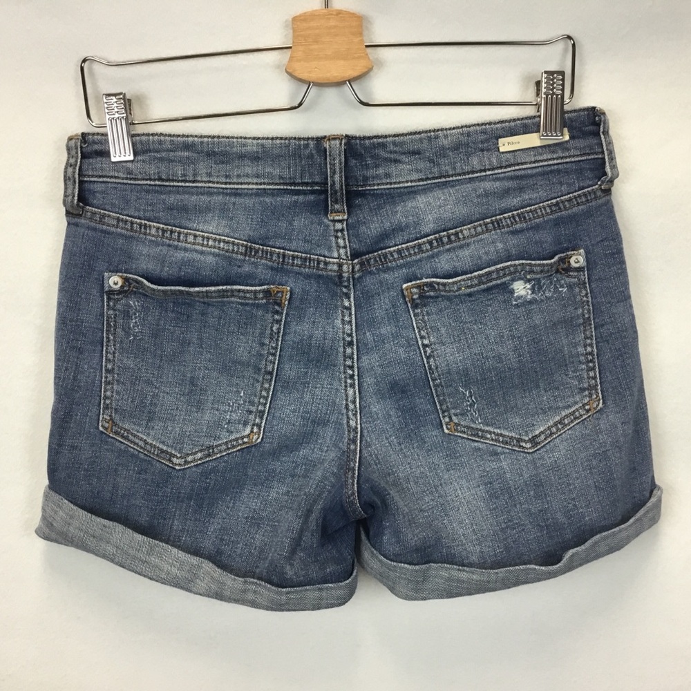 Anthropologie Pilcro and the Letterpress Slim Boyfriend Denim Shorts Size 27 - Picture 2 of 11